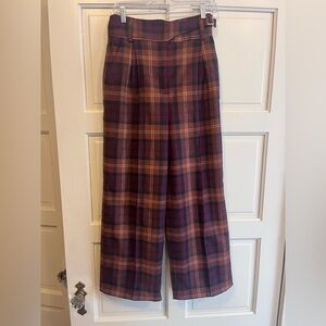 Sezane Plaid Trousers